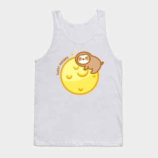 Cute Sweet Dreams Sloth Tank Top